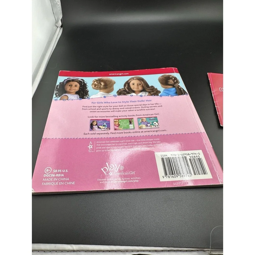 American Girl Truly Me Hair Salon Book And Doll Care Booklet